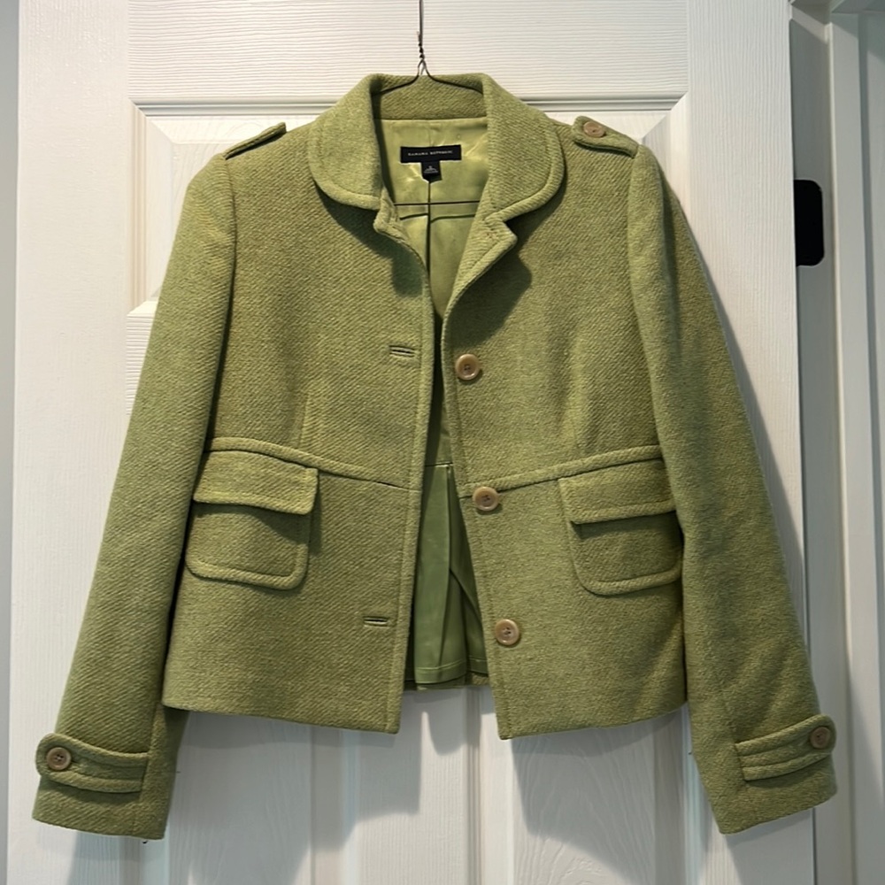 Banana Republic green jacket
